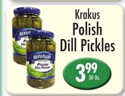 Garden Fresh Market Krakus Polish Dill Pickles offer