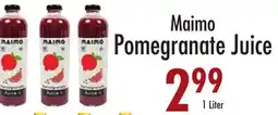 Garden Fresh Market Maimo Pomegranate Juice offer