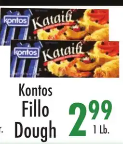 Garden Fresh Market Kontos Fillo Dough offer