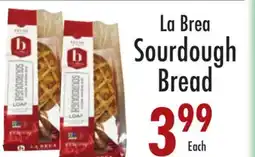 Garden Fresh Market La Brea Sourdough Bread offer