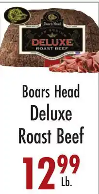 Garden Fresh Market Boars Head Deluxe Roast Beef offer