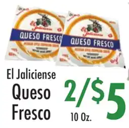 Garden Fresh Market El Jaliciense Queso Fresco offer