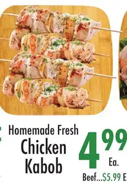 Garden Fresh Market Homemade Fresh Chicken Kabob offer