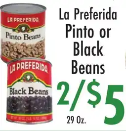 Garden Fresh Market La Preferida Pinto or Black Beans offer