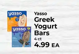 Sunset Foods Yasso Greek Yogurt Bars offer