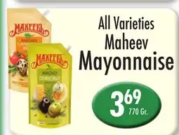 Garden Fresh Market All Varieties Maheev Mayonnaise offer