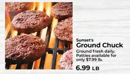 Sunset Foods Sunset's Ground Chuck offer