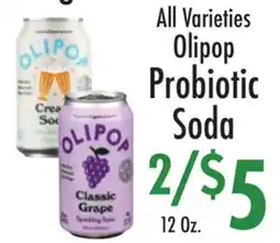 Garden Fresh Market All Varieties Olipop Probiotic Soda offer