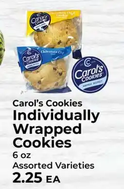 Sunset Foods Carol's Cookies Individually Wrapped Cookies offer
