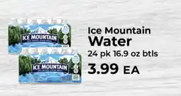 Sunset Foods Ice Mountain Water offer