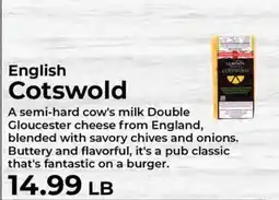 Sunset Foods English Cotswold offer