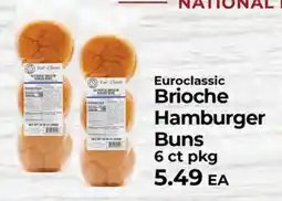 Sunset Foods Euroclassic Brioche Hamburger Buns offer