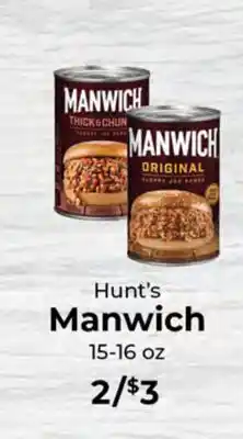 Sunset Foods Hunt's Manwich offer