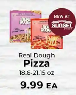 Sunset Foods Real Dough Pizza offer