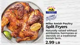 Sunset Foods Miller Amish Poultry Split Fryers offer