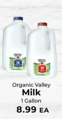 Sunset Foods Organic Valley Milk offer