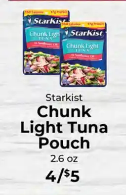 Sunset Foods Starkist Chunk Light Tuna Pouch offer