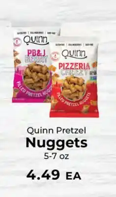 Sunset Foods Quinn Pretzel Nuggets offer