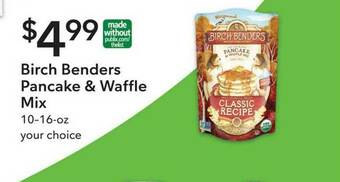 Publix Birch Benders Pancake & Waffle Mix offer