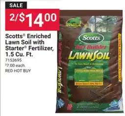 Ace Hardware Scotts Enriched Lawn Soil with Starter Fertilizer, 1.5 Cu. Ft offer