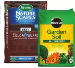 Ace Hardware Scotts Nature Scapes Color Enhanced Mulch or Miracle-Gro All Purpose Garden Soil offer