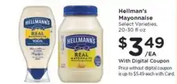 Kroger Hellmann's Mayonnaise offer