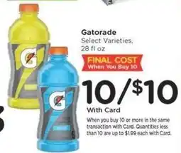 Kroger Gatorade offer