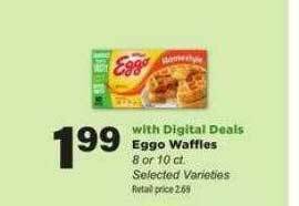 Stater Bros Eggo Waffles offer