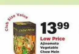 Stater Bros Ajinomoto Vegetable Chow Mein offer