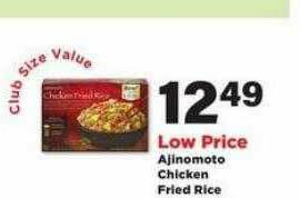 Stater Bros Ajinomoto Chicken Fried Rice offer