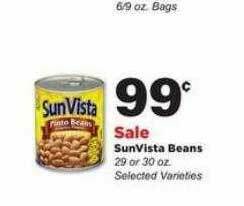 Stater Bros Sunvista Beans offer