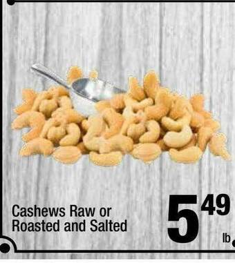 Super King Markets Cashews Raw Or Roasted And Salted offer