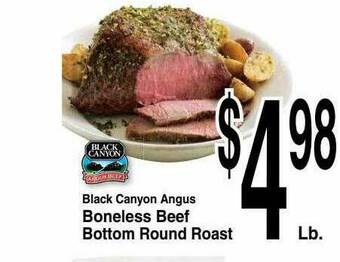 Super Saver Boneless Beef Bottom Round Roast offer