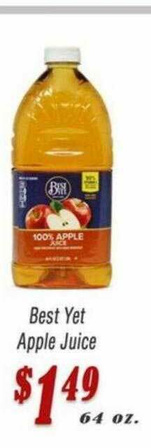 Best Yet Apple Juice