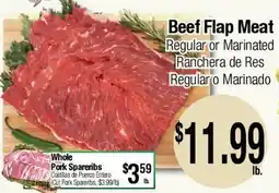 Big Saver Foods Beef Flap Meat offer