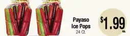 Big Saver Foods Payaso Ice Pops offer