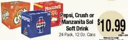 Big Saver Foods Pepsi, Crush or Manzanita Sol Soft Drink offer