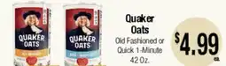 Big Saver Foods Quaker Oats offer