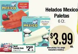 Big Saver Foods Helados Mexico Paletas offer