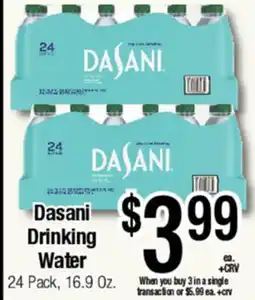 Big Saver Foods Dasani Drinking Water offer