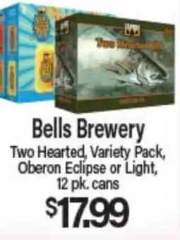 Angelo Caputo's Fresh Market Bells Brewery Two Hearted, Variety Pack, Oberon Eclipse or Light offer