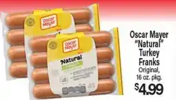 Angelo Caputo's Fresh Market Oscar Mayer Natural Turkey Franks offer