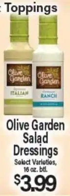Angelo Caputo's Fresh Market Olive Garden Salad Dressings offer