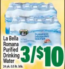 Angelo Caputo's Fresh Market La Bella Romana Purified Drinking Water offer
