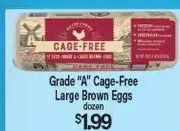Angelo Caputo's Fresh Market Grade A Cage-Free Large Brown Eggs offer