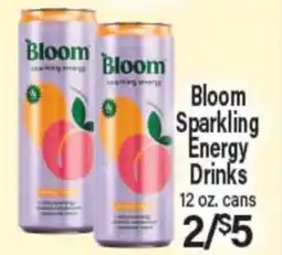 Angelo Caputo's Fresh Market Bloom Sparkling Energy Drinks offer