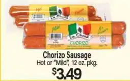 Angelo Caputo's Fresh Market Chorizo Sausage offer