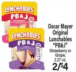 Angelo Caputo's Fresh Market Oscar Mayer Original Lunchables PB&J offer