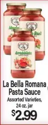 Angelo Caputo's Fresh Market La Bella Romana Pasta Sauce offer