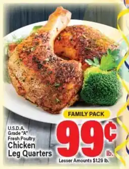 Angelo Caputo's Fresh Market U.S.D.A. Grade A Fresh Poultry Chicken Leg Quarters offer